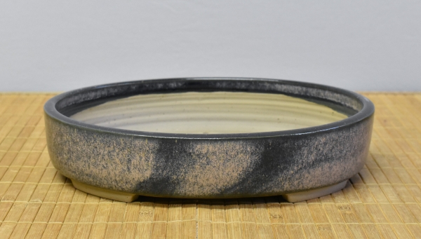 Bonsaischale handgearbeitet oval von Roman Husmann, 29x23,5x7 cm